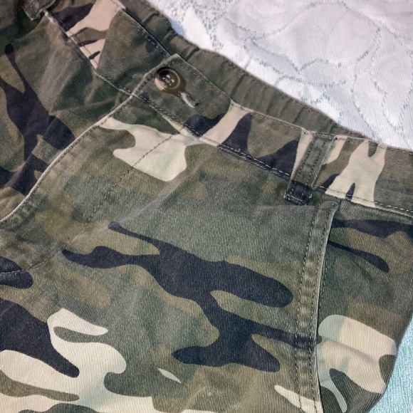 Faded Glory Bottoms C3 Faded Glory Camo Shorts Adjustable Waist